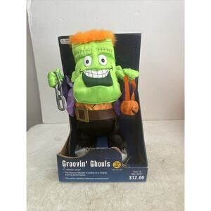 Groovin Ghouls Vintage Dept. 18 Halloween Monster Singing Dancing Frankenstein